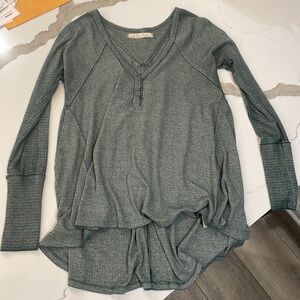 Free People long sleeve flowy top